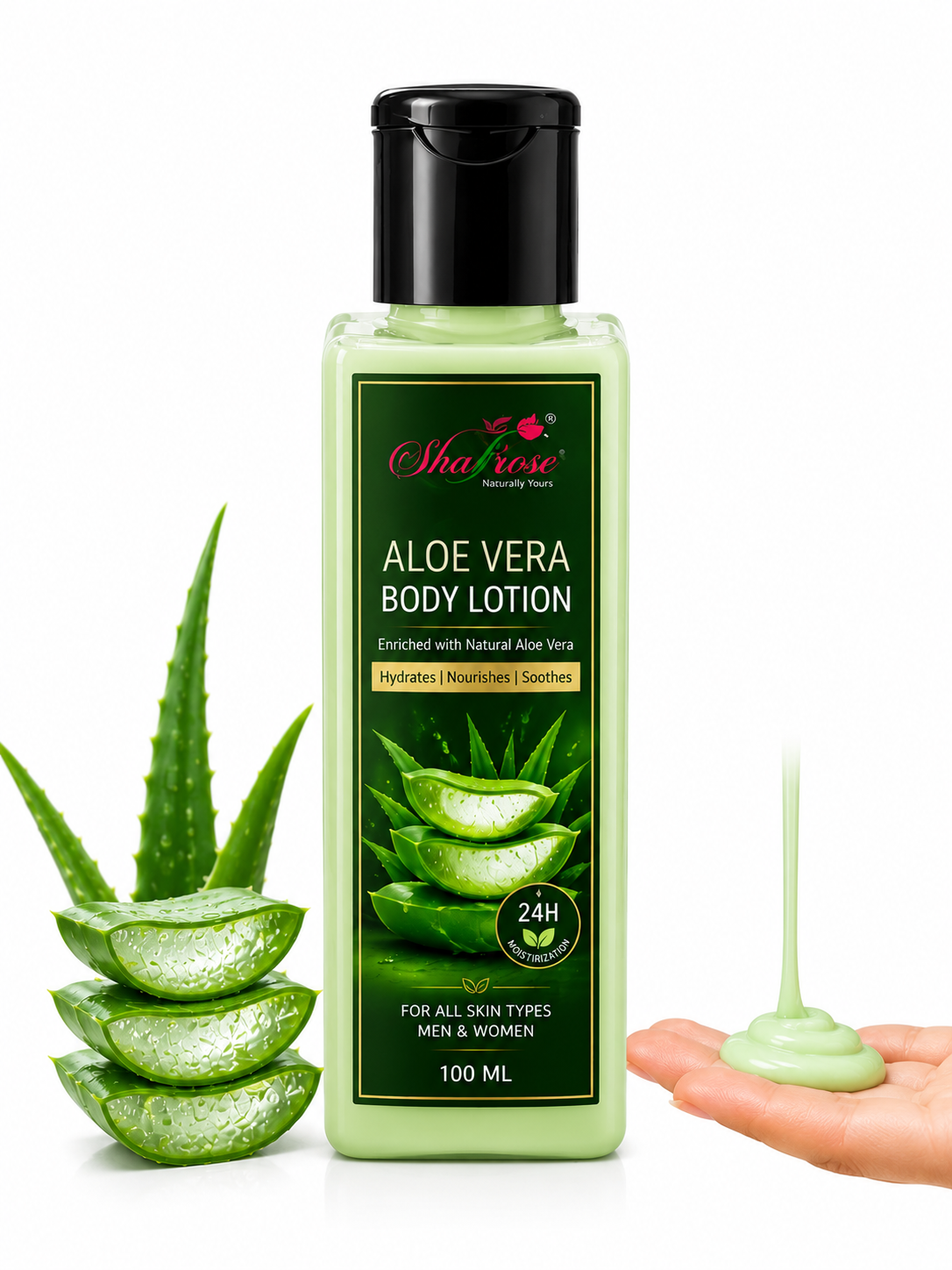 SHAFFROSE ALOE VERA BODY LOTION (100 ML)