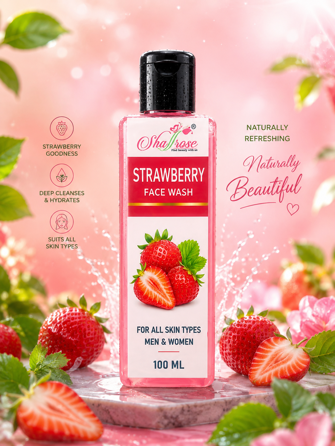 Strawberry Face Wash – 100 ML
