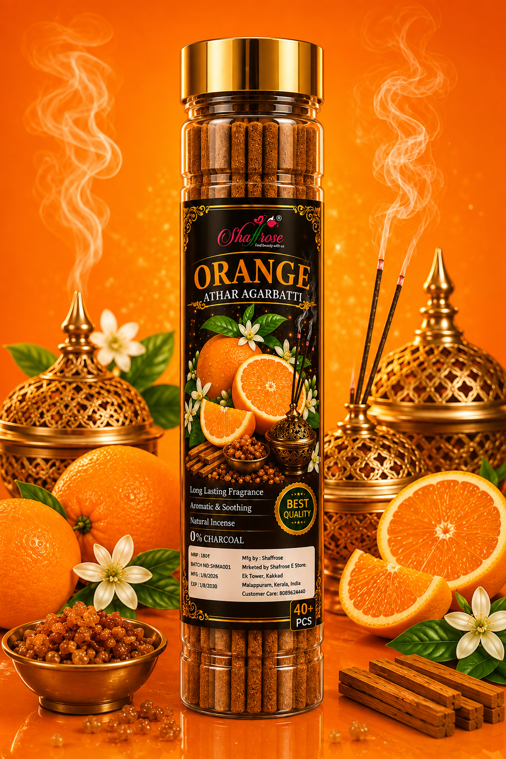 ORANGE ATHAR AGARBATTI